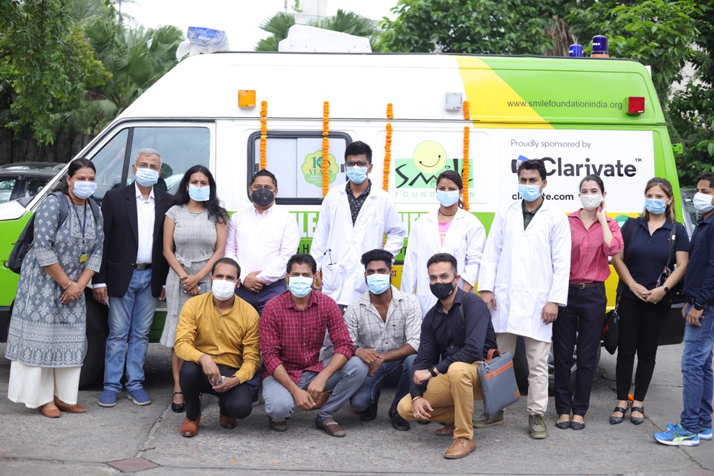 New Smile on Wheels Mobile Healthcare Unit in Delhi made possible by
